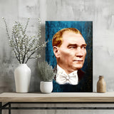 Ataturk Aluminum Print.