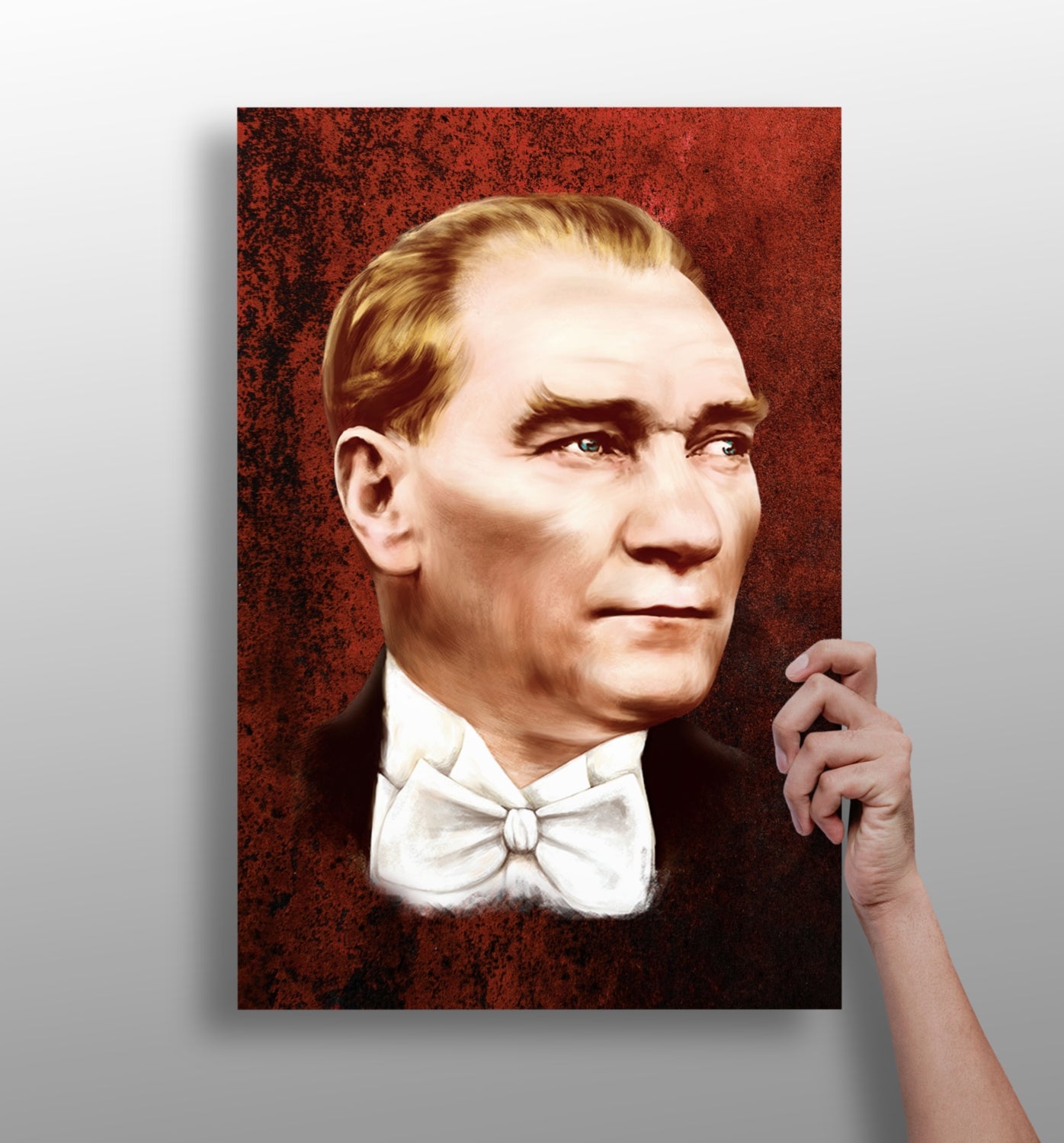 Ataturk Aluminum Print.