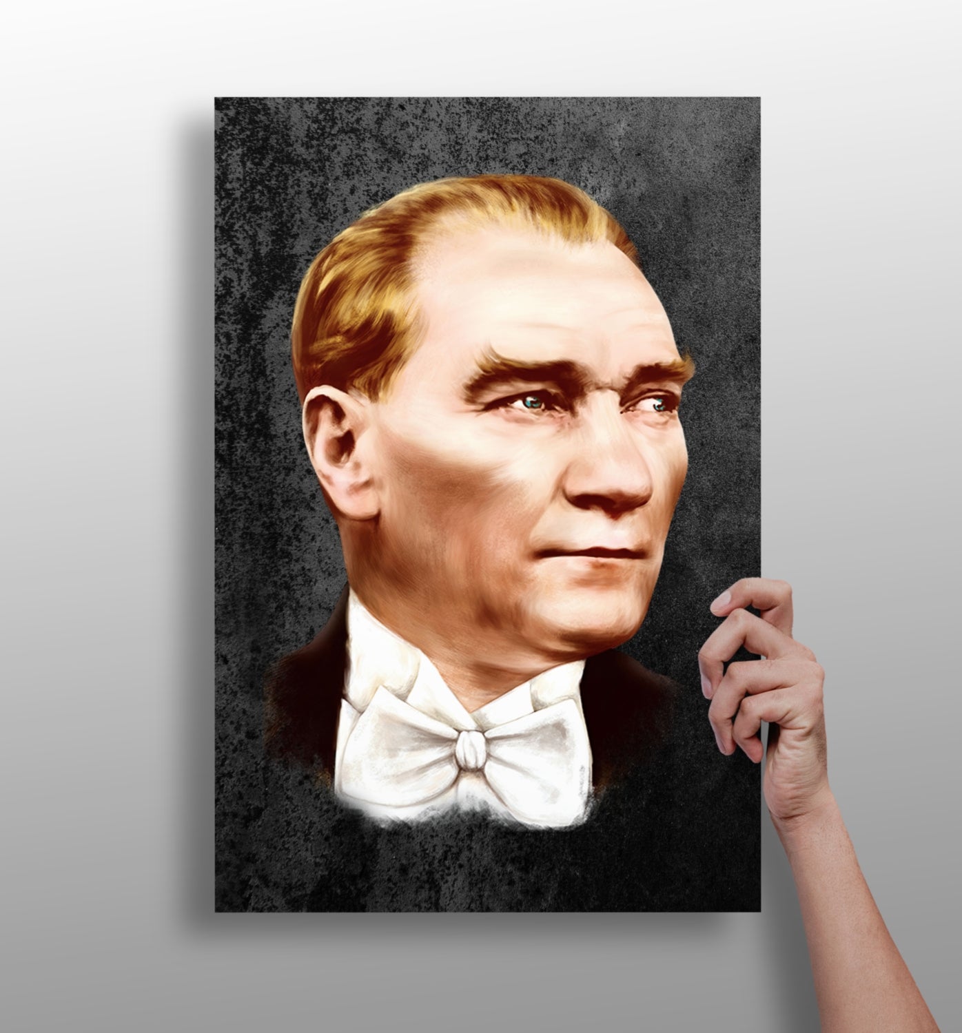 Ataturk Aluminum Print.