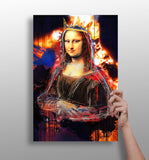 Mona Lisa Aluminum Print.