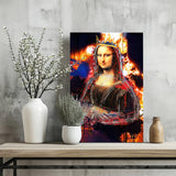Mona Lisa Aluminum Print.
