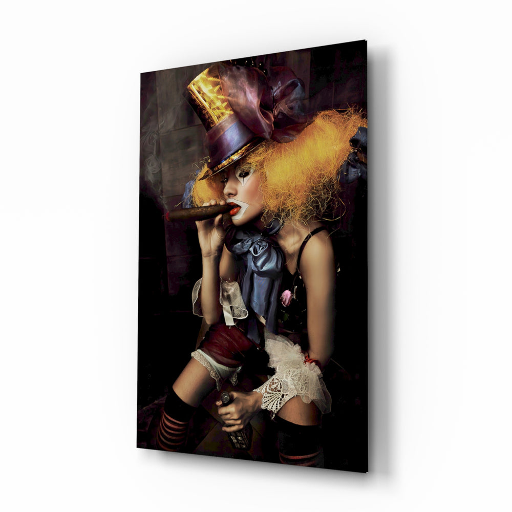 Editorial-fantasy panel bringing theatrical drama to a contemporary living space