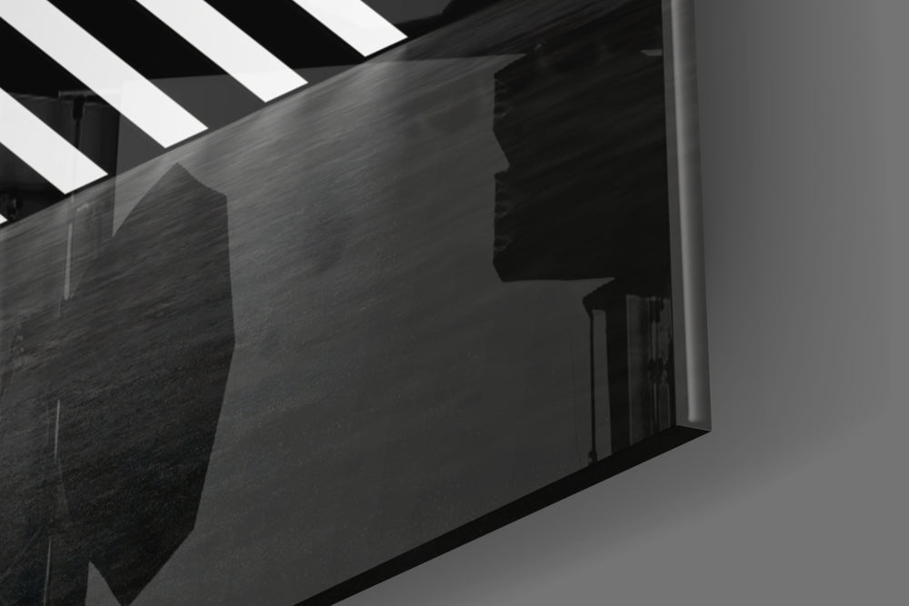 Triangle panel catching low light to reveal its tactile precision