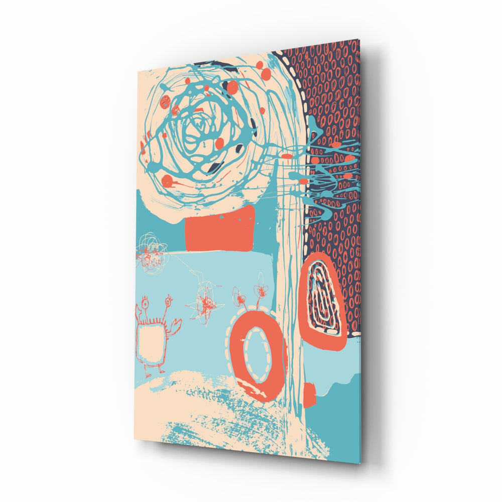 Nursery-modern panel bringing whimsical drama to a contemporary nursery