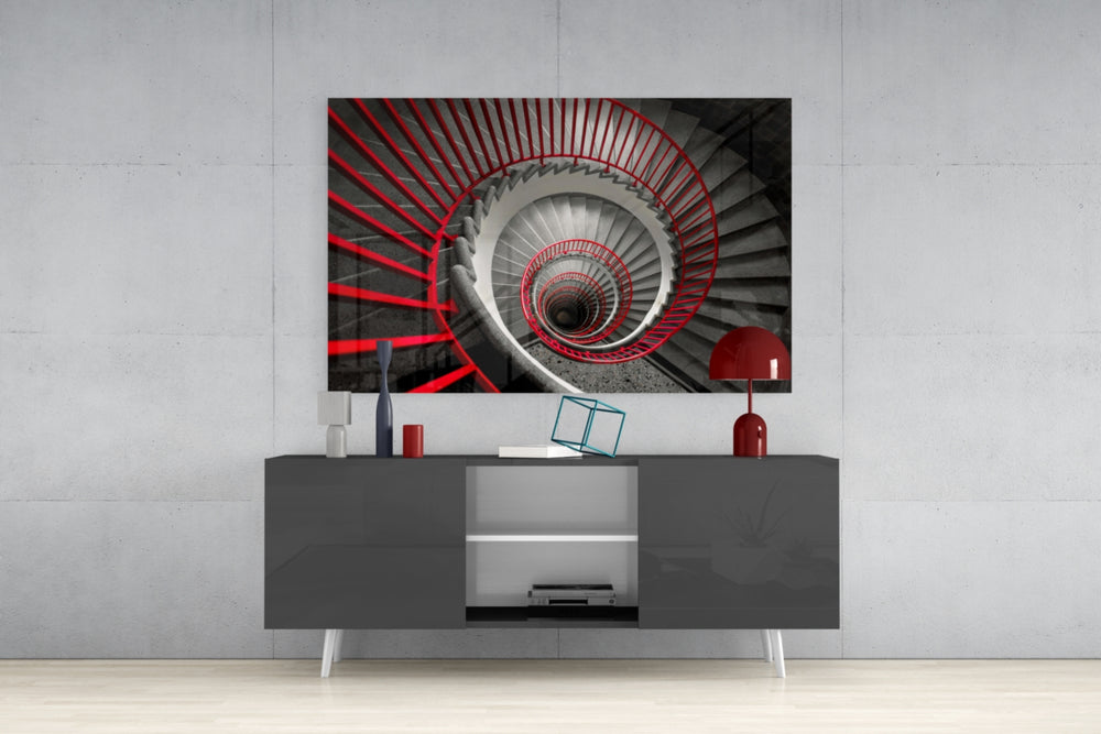 Mosaic Stair Glass Wall Art.