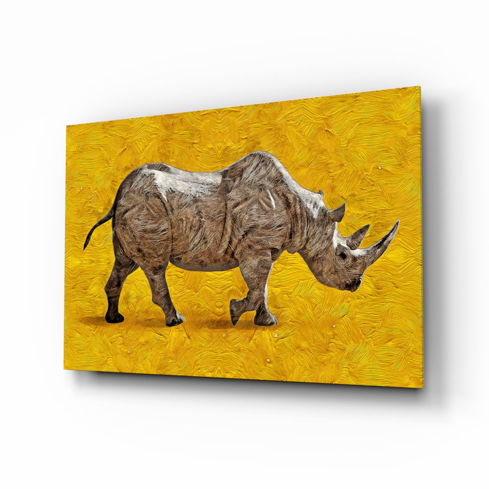 Pop-wildlife panel bringing bold drama to a contemporary living space