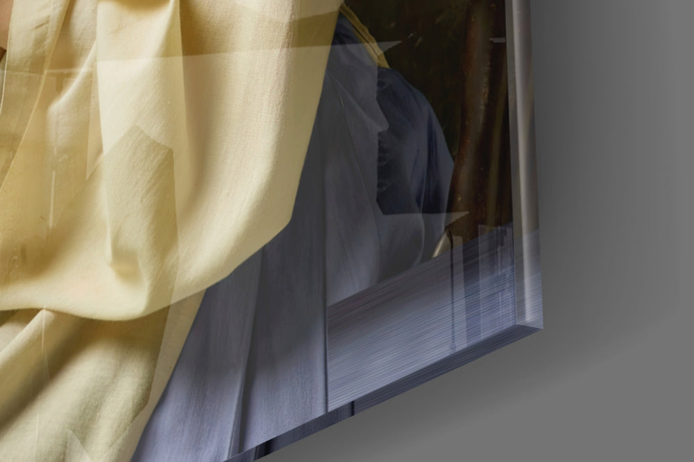 Pearl Milkshake panel catching gallery light to reveal its tactile fold