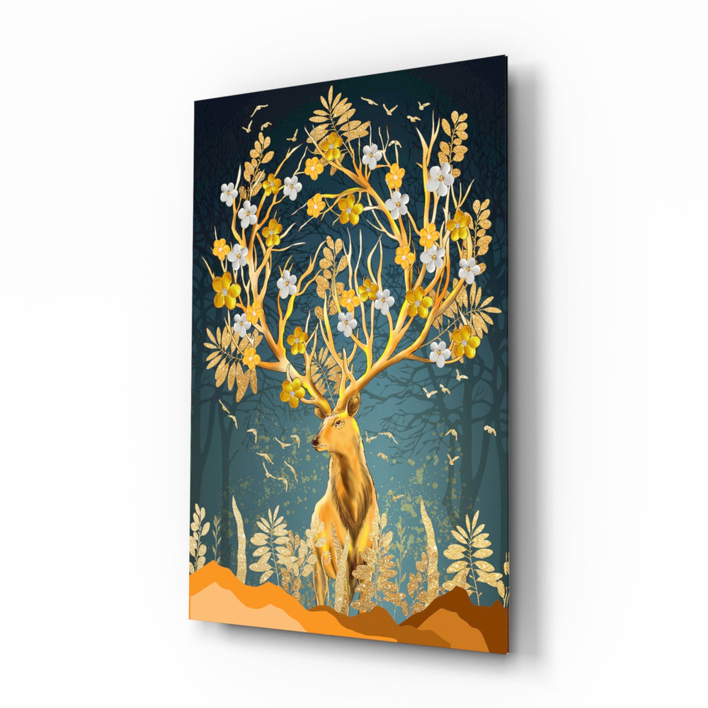 Asian-modern panel bringing luxe drama to a contemporary living space