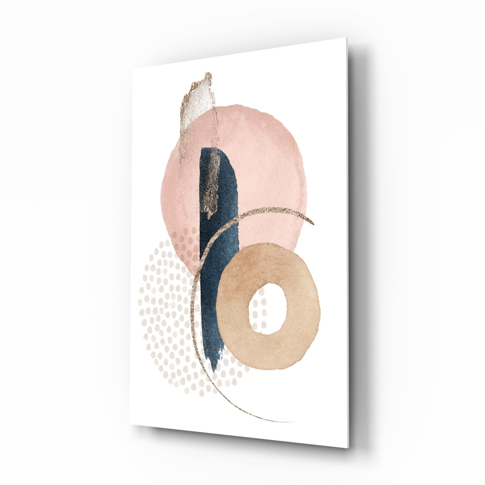 Boho-minimalist panel bringing soft drama to a contemporary living space