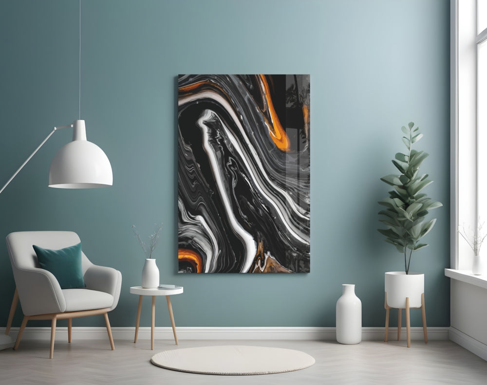Black Wave panel adding editorial mood to a games room