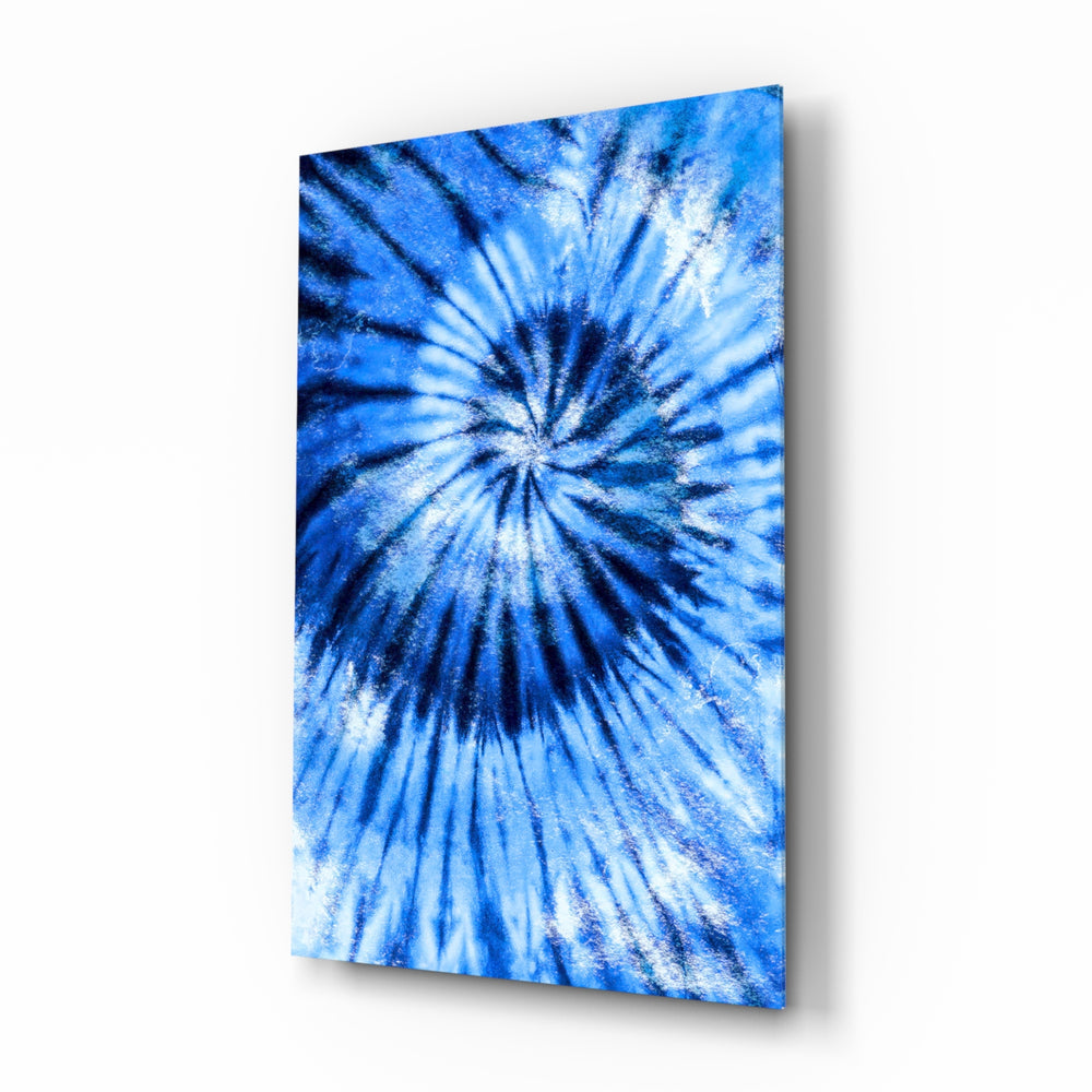 Psychedelic panel bringing kinetic drama to a contemporary living space