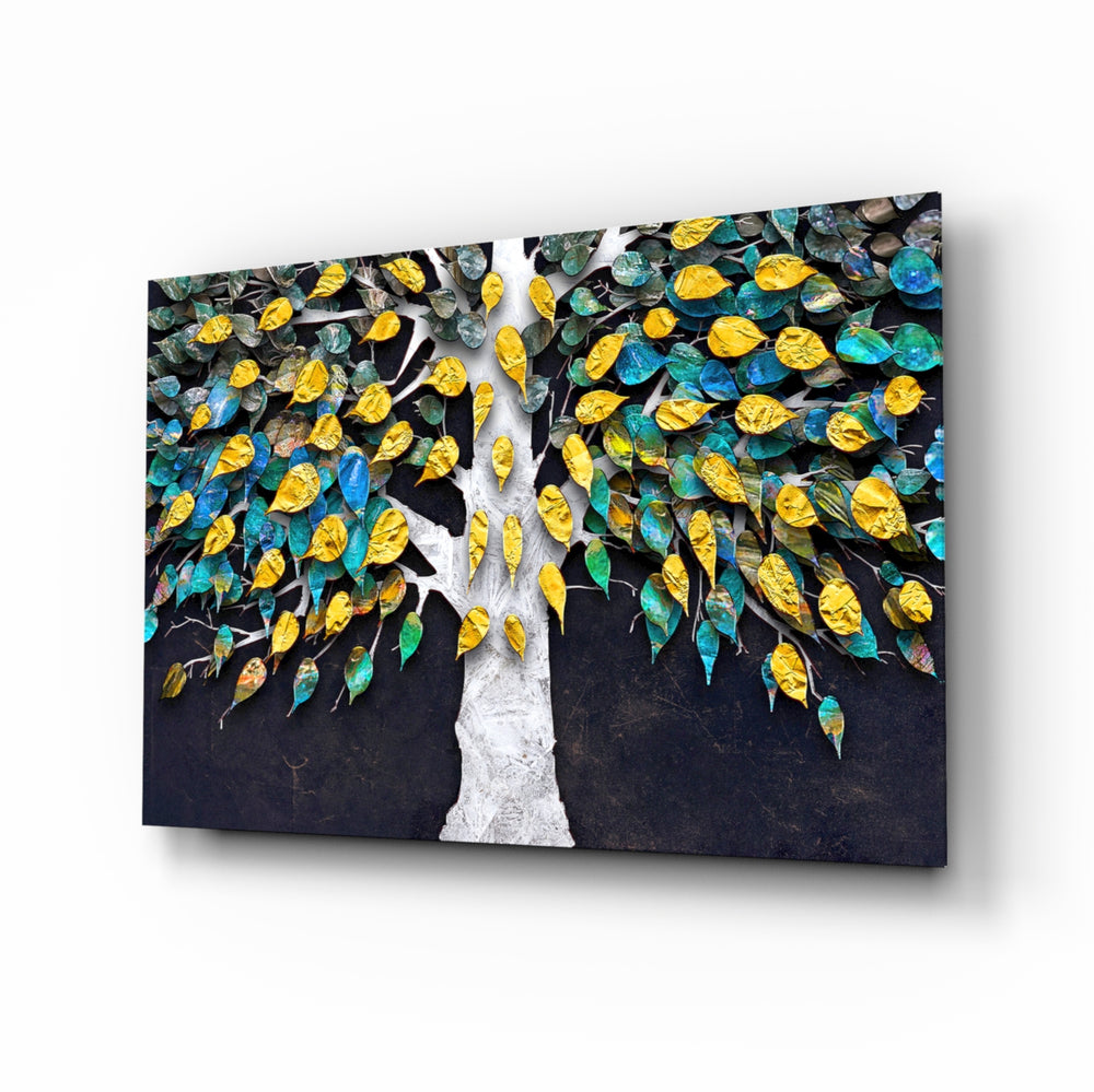 Luxe-impasto panel bringing bold drama to a contemporary living space