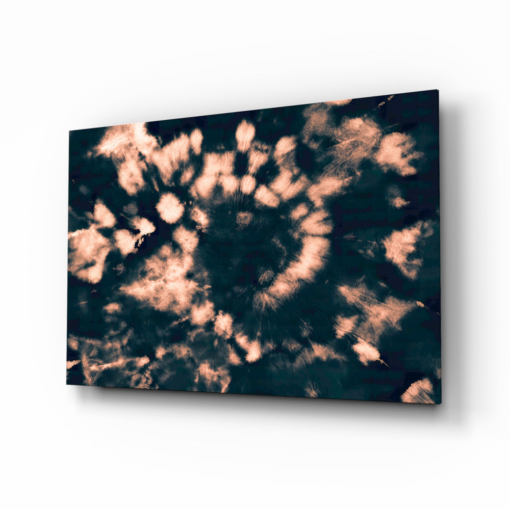 Painterly-abstract panel bringing organic drama to a contemporary living space