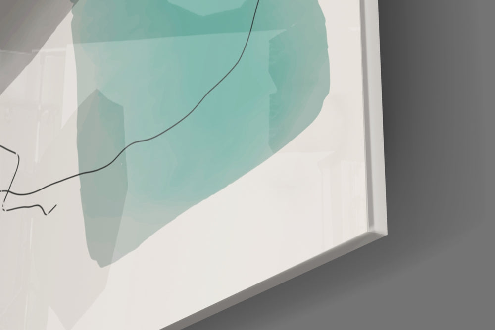 Soft Trio panel catching gallery light to reveal its tactile wash