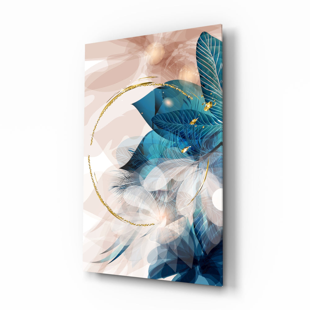 Luxe-modern panel bringing bold drama to a contemporary living space