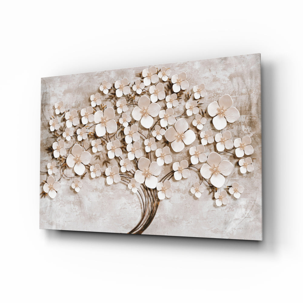 Luxe-relief panel bringing soft drama to a contemporary living space