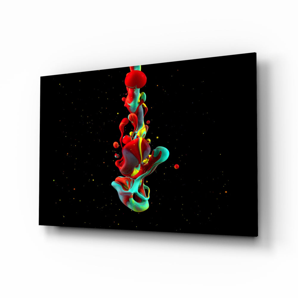 Surreal-3D panel bringing futurist drama to a contemporary living space