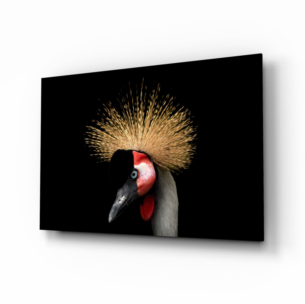 Regal-portrait panel bringing naturalist drama to a contemporary living space