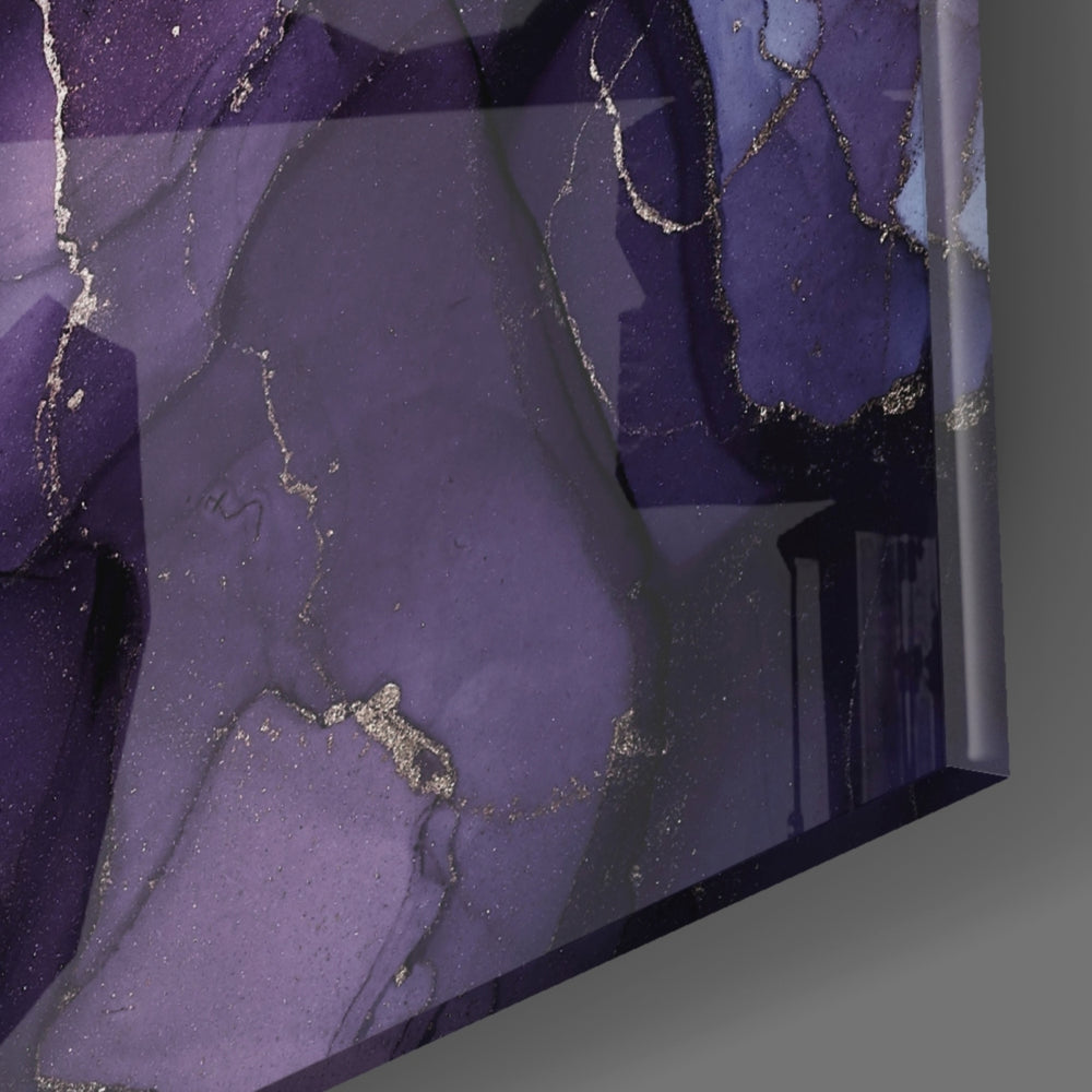 Amethyst Veil panel catching low light to reveal its tactile drift