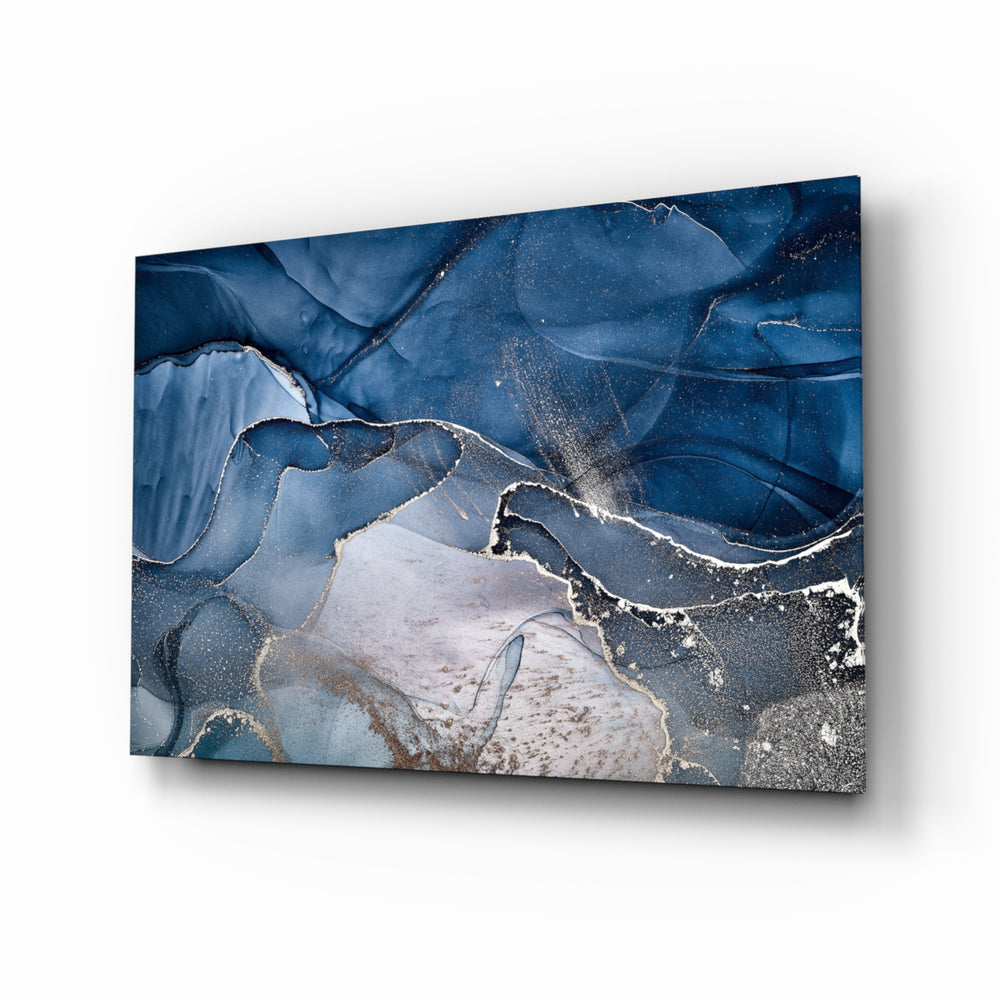 Coastal-serene panel bringing calm drama to a contemporary living space