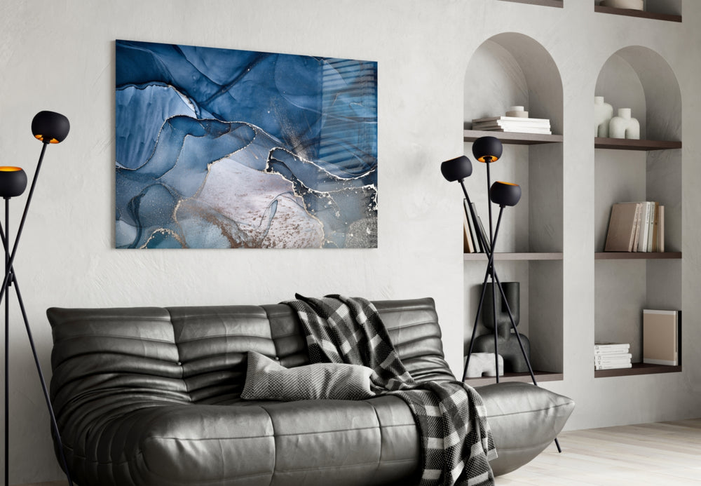 Sapphire Stone panel adding calm mood to a bedroom