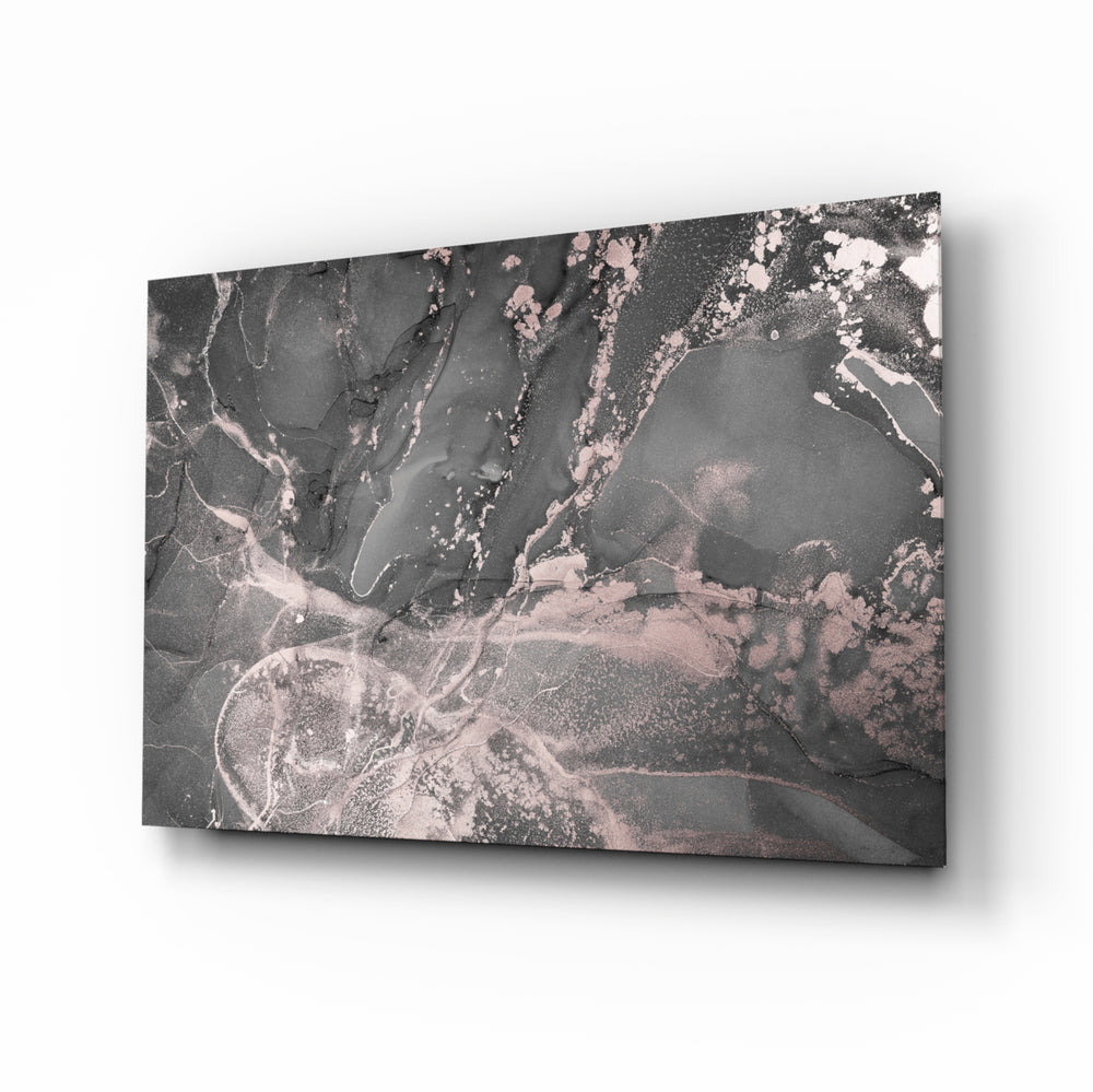 Romantic-moody panel bringing editorial drama to a contemporary living space