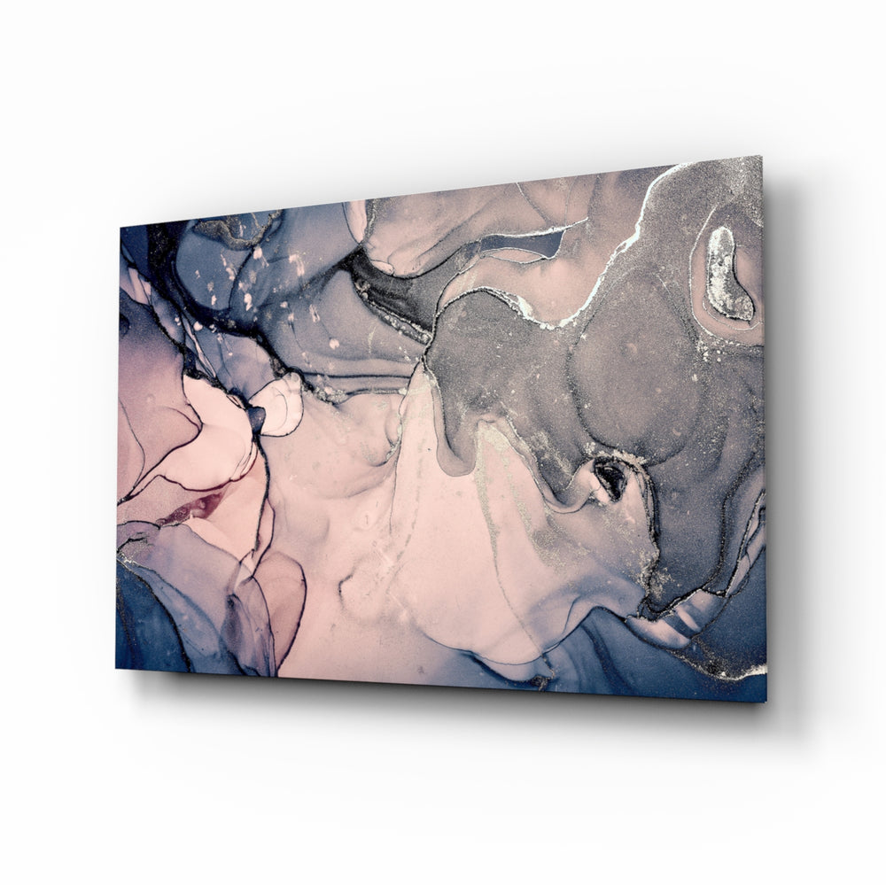 Dreamy-soft panel bringing romantic drama to a contemporary living space