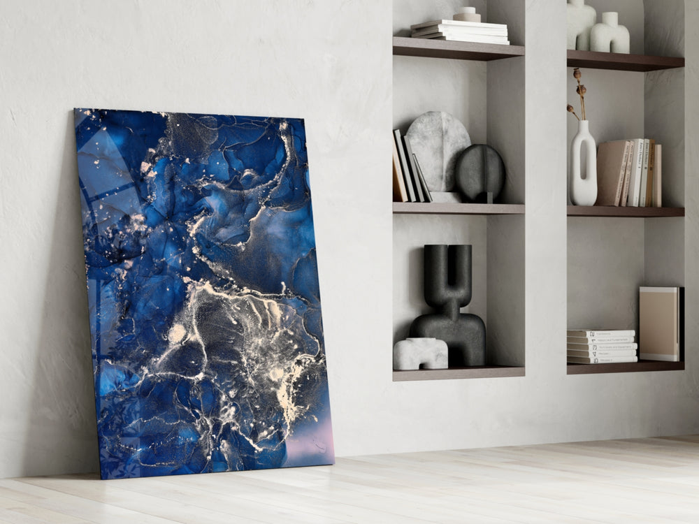 Royal Cliff artwork anchoring a wall with regal modern palette