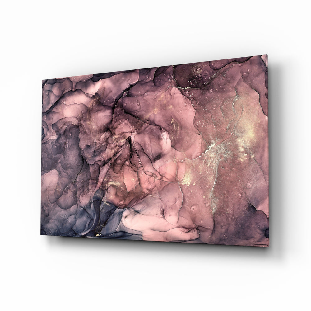 Pastel-romantic panel bringing serene drama to a contemporary bedroom