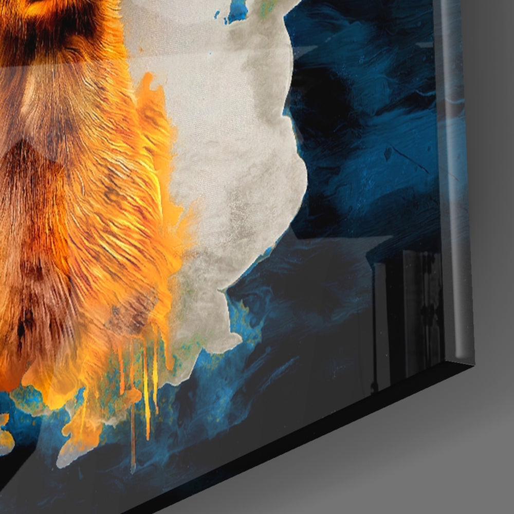 Cosmic Stag panel catching low light to reveal its tactile fur