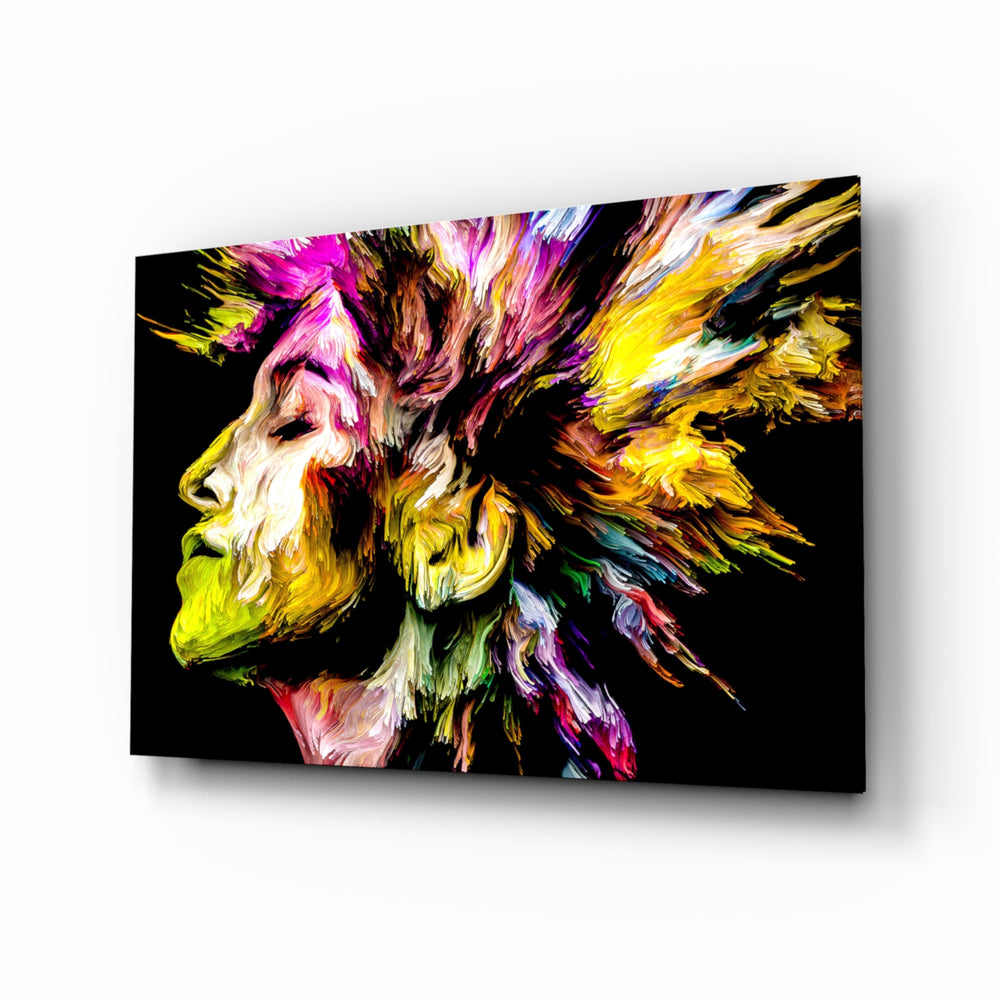 Expressionist-portrait panel bringing editorial drama to a contemporary studio