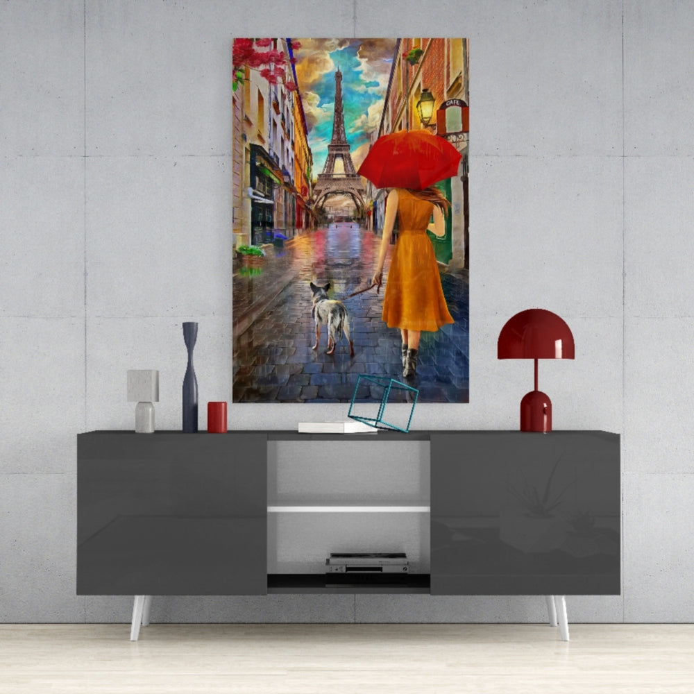 Paris Glass Wall Art.