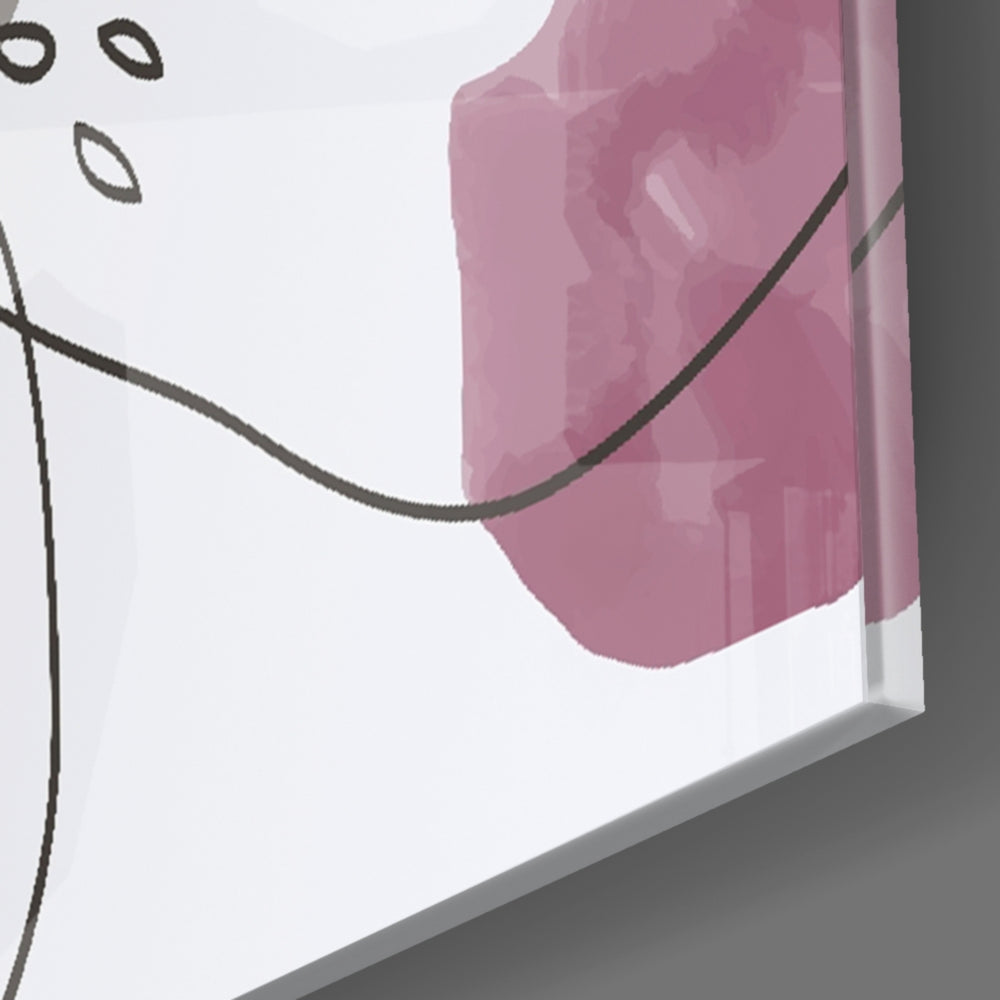 Scandi Bloom panel catching window light to reveal its tactile outline