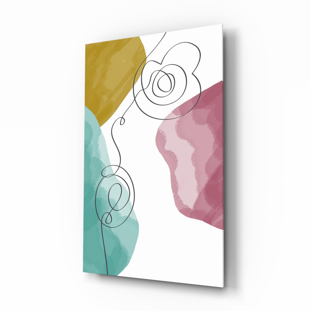 Scandi-playful panel bringing calm drama to a contemporary entryway