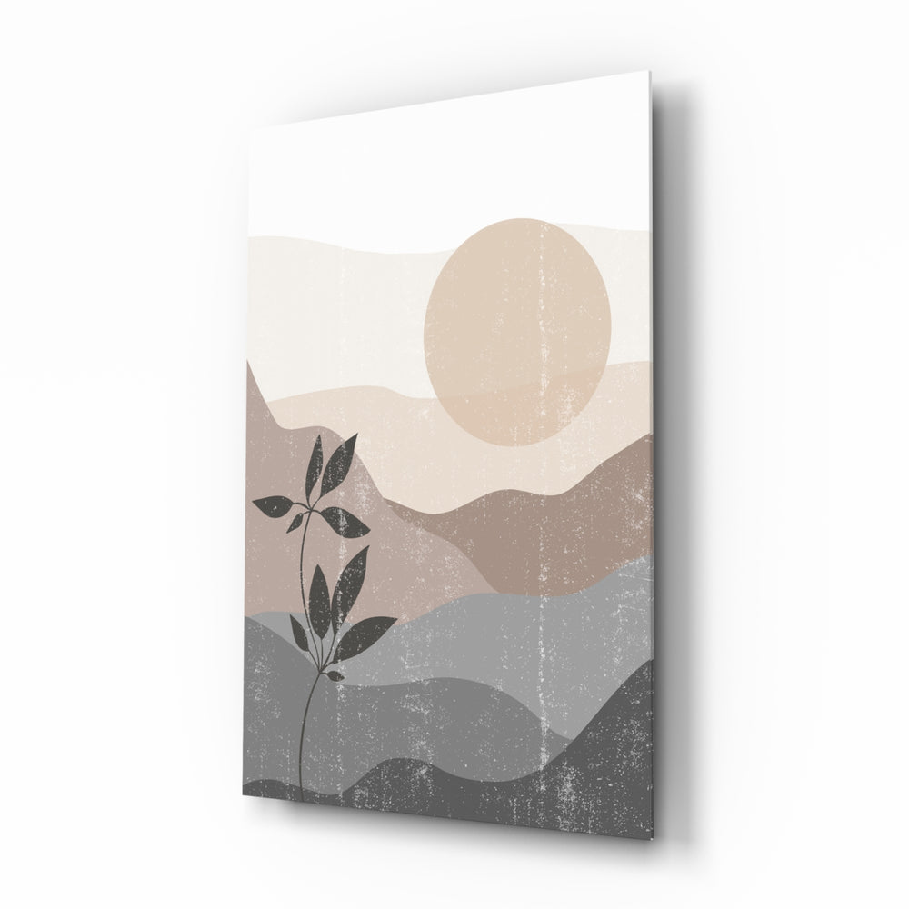 Nordic-minimal panel bringing calm drama to a contemporary living space