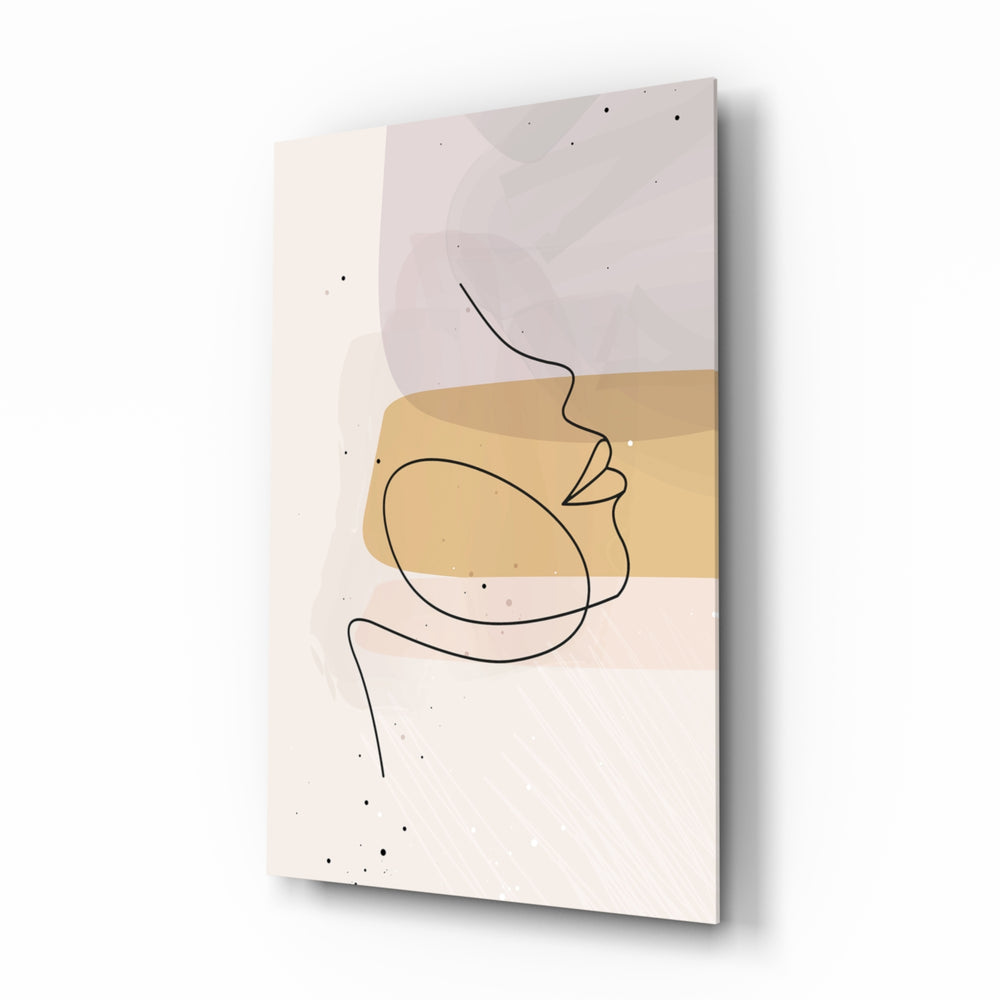 Scandi-line panel bringing calm drama to a contemporary bedroom