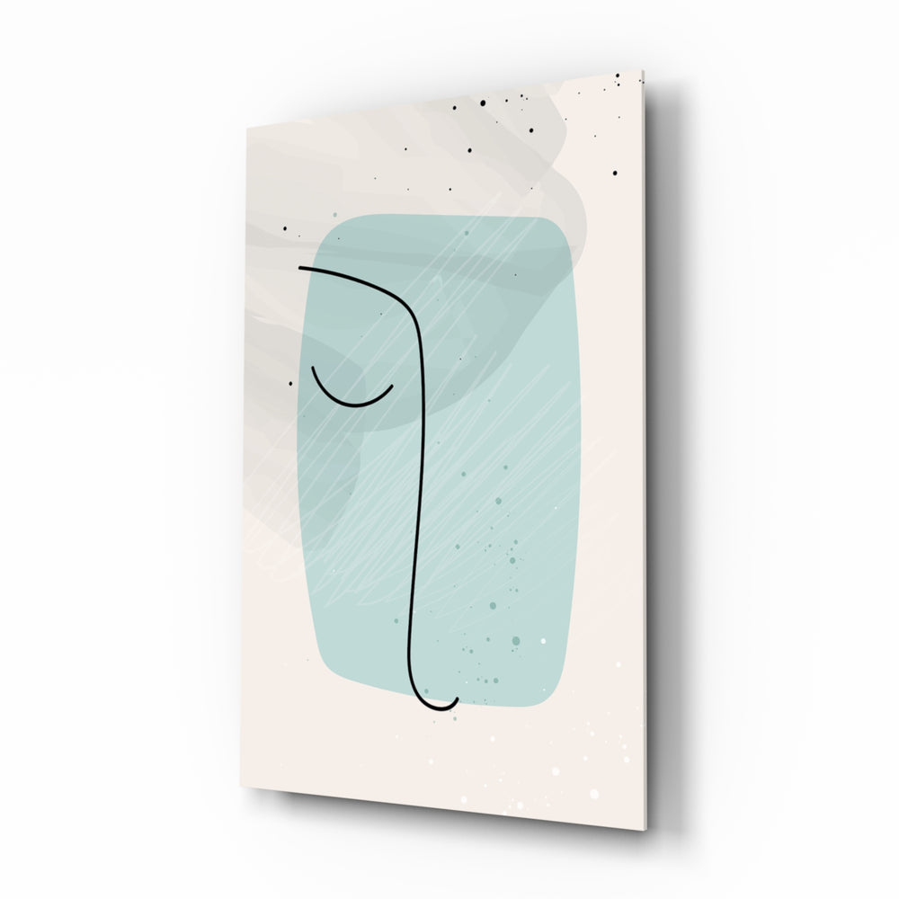 Scandi-line panel bringing calm drama to a contemporary entryway