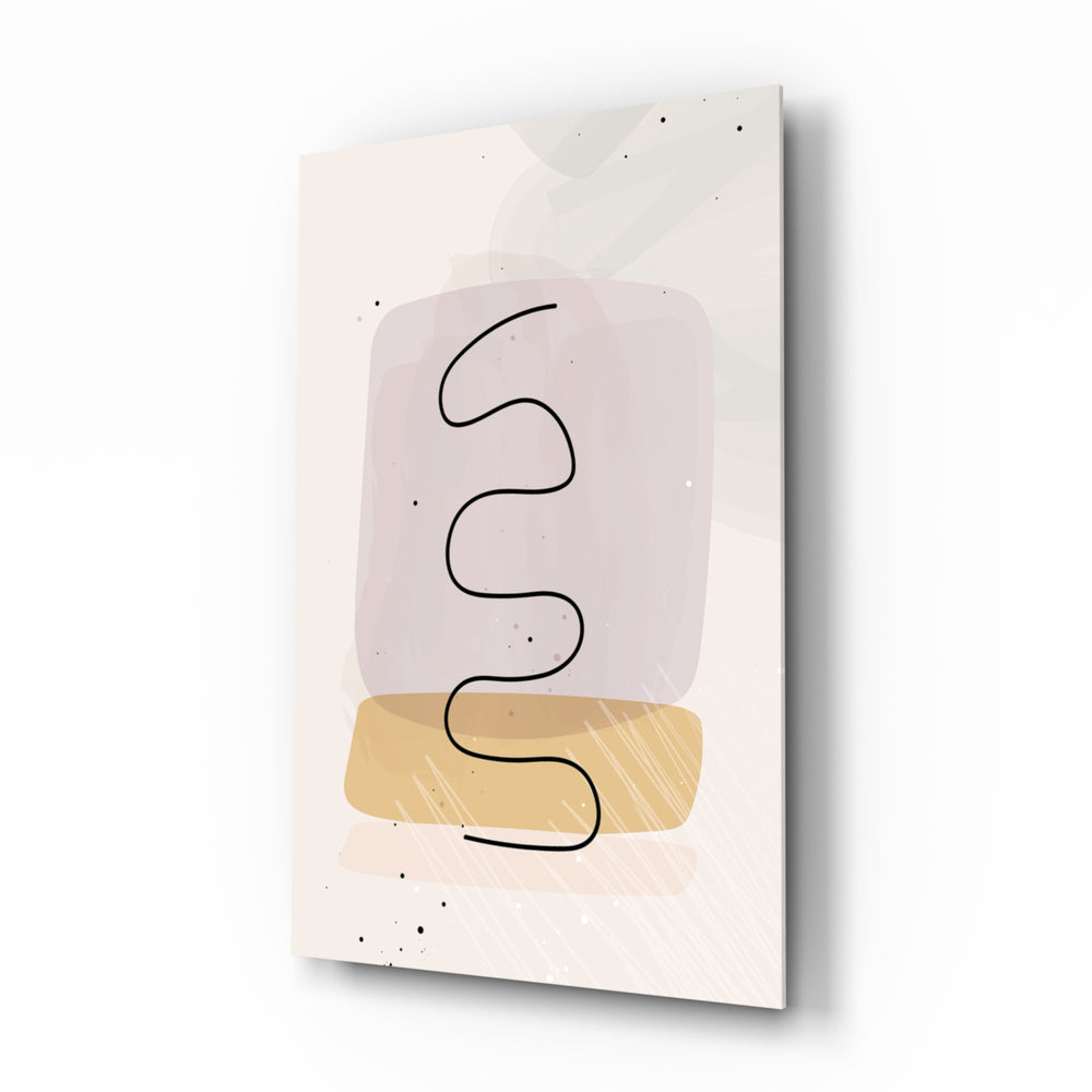 Scandi-pastel panel bringing calm drama to a contemporary living space