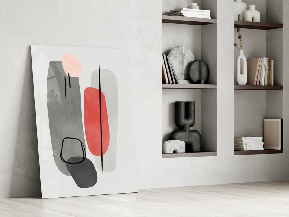 Geometric Stack panel catching window light to reveal its tactile contour