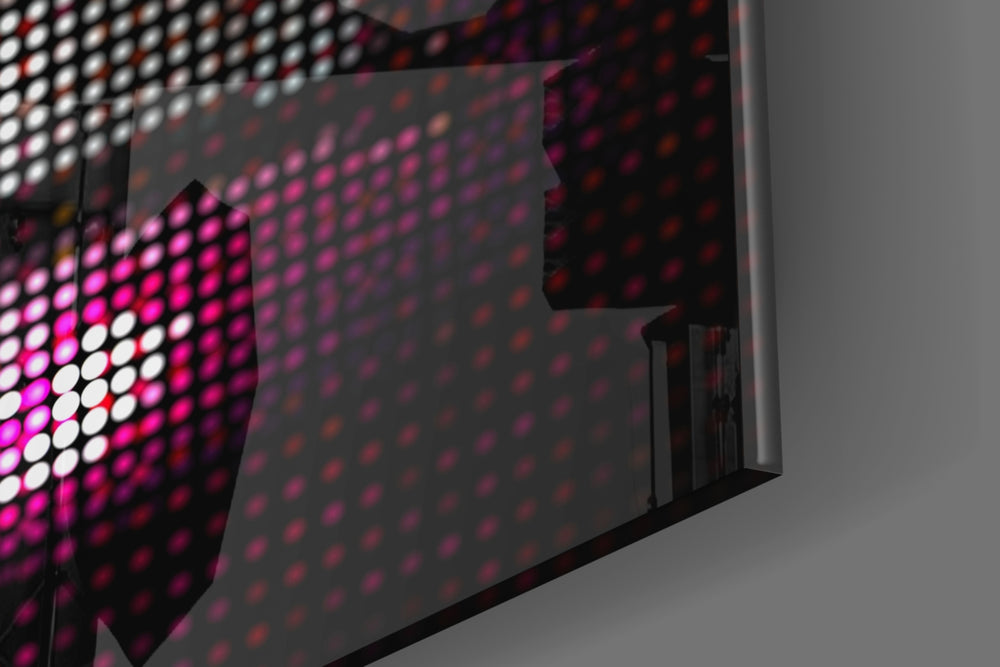Pixel Lips panel catching low light to reveal its tactile dot