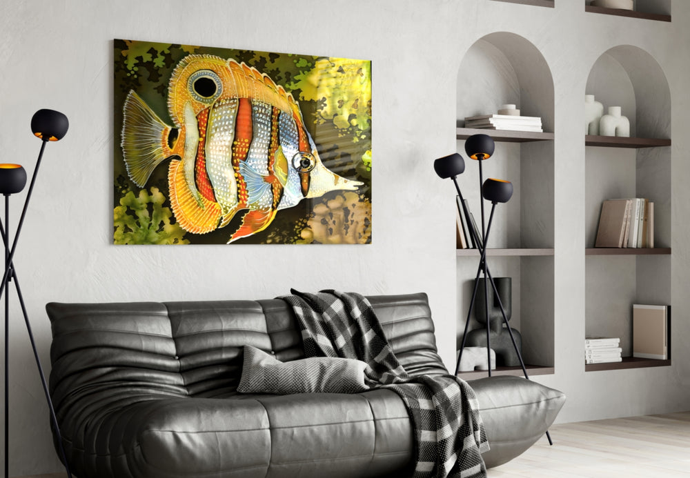 Tropical Fish panel adding cheerful mood to a kids room