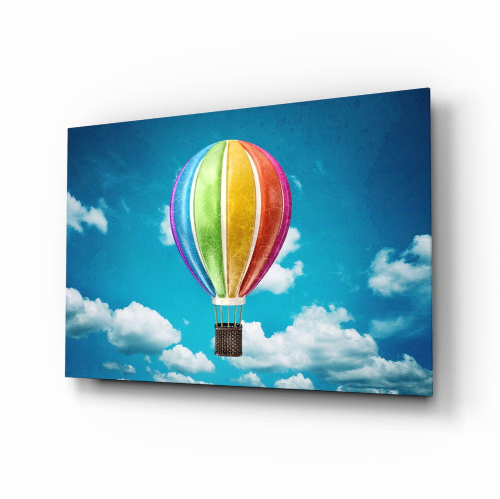 Playful-sky panel bringing cheerful drama to a contemporary nursery
