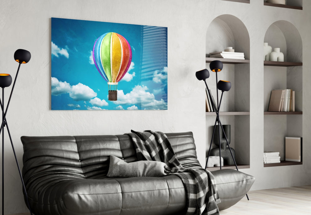 Sky Balloon panel adding cheerful mood to a nursery