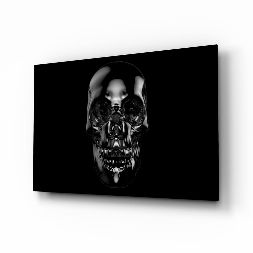Gothic-3d panel bringing moody drama to a contemporary lounge