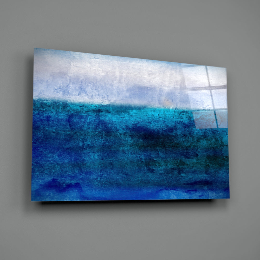 Indigo Sea close-up showing painterly indigo-and-teal brushwork