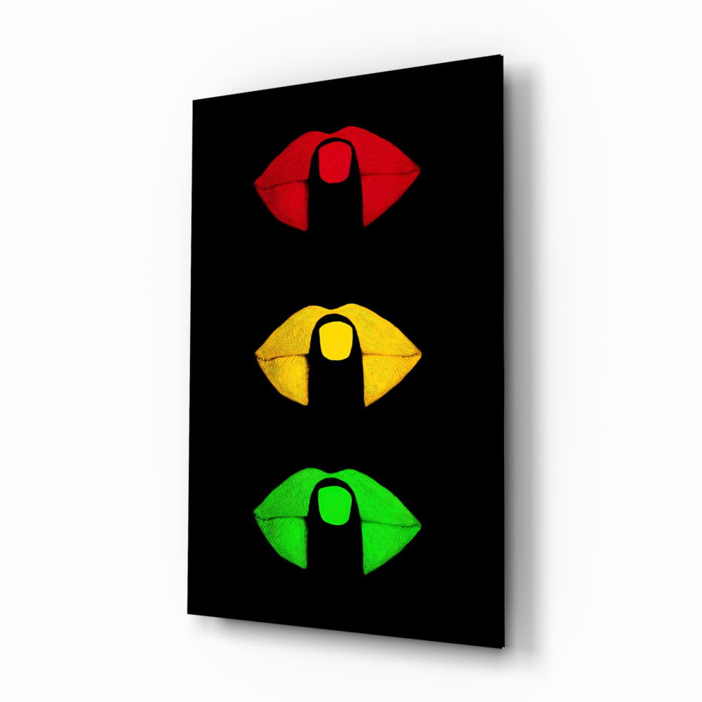 Pop-vertical panel bringing bold drama to a contemporary bar