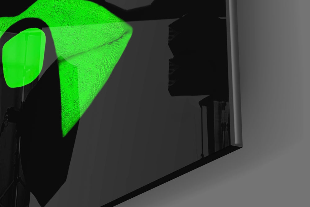 Lip Signal panel catching low light to reveal its tactile gloss