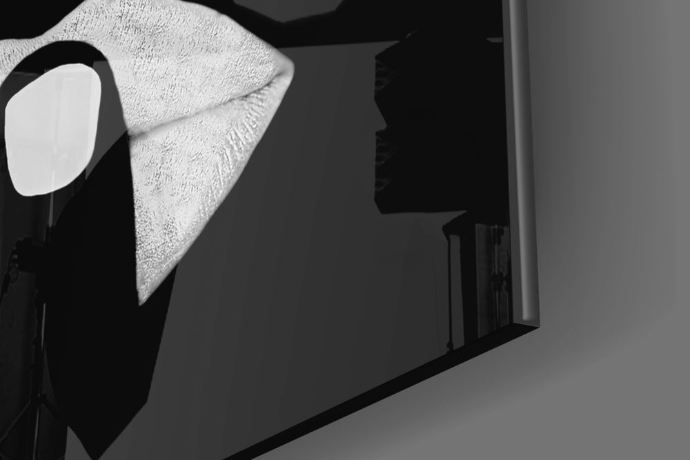 Silver Lip Stack panel catching low light to reveal its tactile gloss