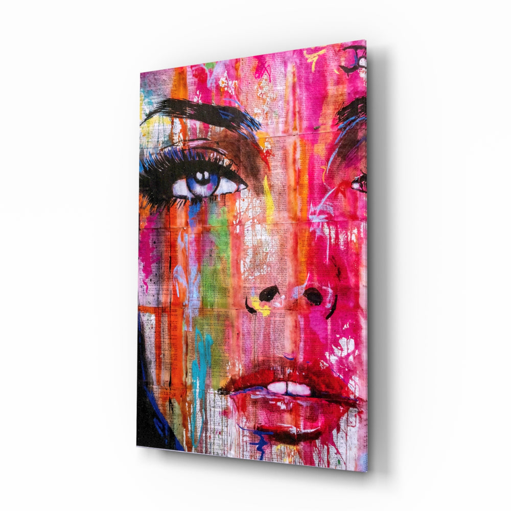 Street-pop panel bringing bold drama to a contemporary living space