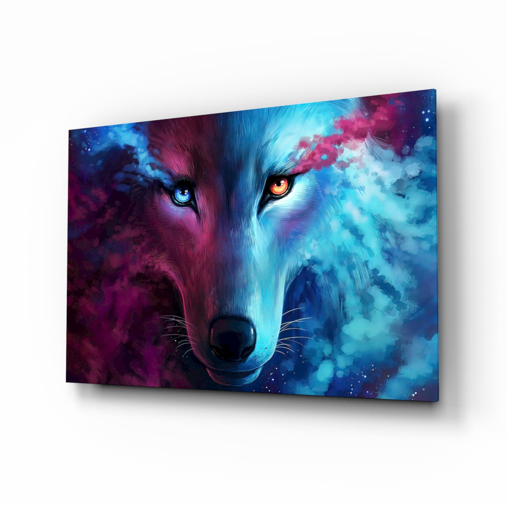 Fantasy-cosmic panel bringing cosmic drama to a contemporary gaming room